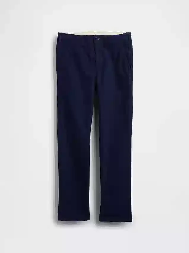 Kids Uniform Straight-Fit Stretch Khakis