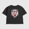 Kids Us Soccer Shield Graphic T-Shirt