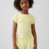 Kids Variegated Rib Fitted T-Shirt