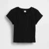 Kids Variegated Rib Fitted T-Shirt