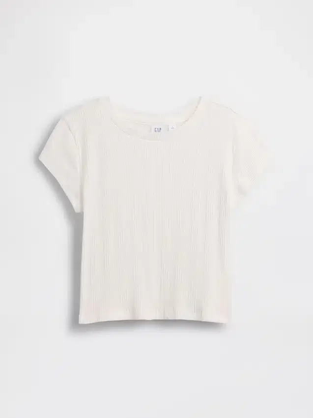 Kids Variegated Rib Fitted T-Shirt