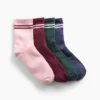 Kids Varisty Stripe Crew Socks (4-Pack)