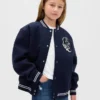 Kids Varsity Logo Bomber Jacket