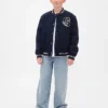 Kids Varsity Logo Bomber Jacket