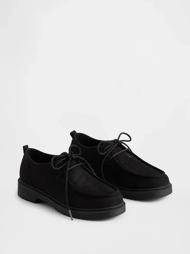 Kids Vegan Suede Loafers