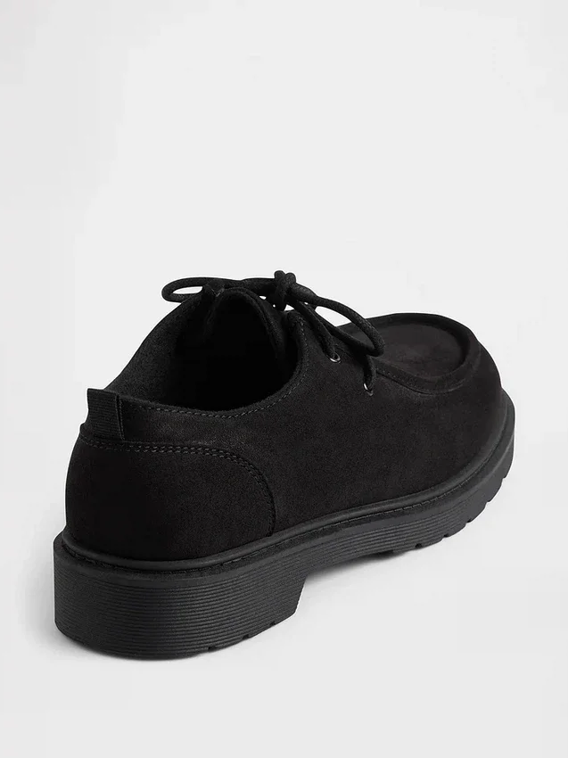 Kids Vegan Suede Loafers