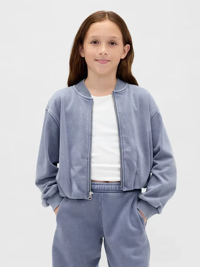 Kids Vintagesoft Bubble Bomber Jacket