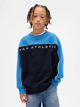 Kids Vintagesoft Colorblock Logo Sweatshirt