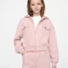 Kids Vintagesoft Crop Zip Hoodie