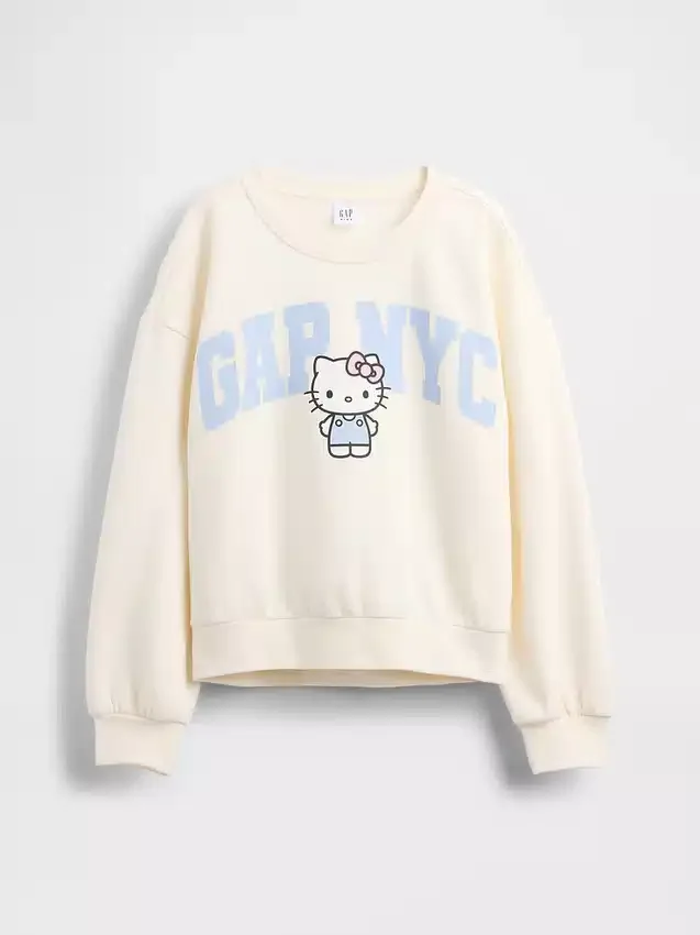 Kids Vintagesoft Hello Kitty Logo Sweatshirt