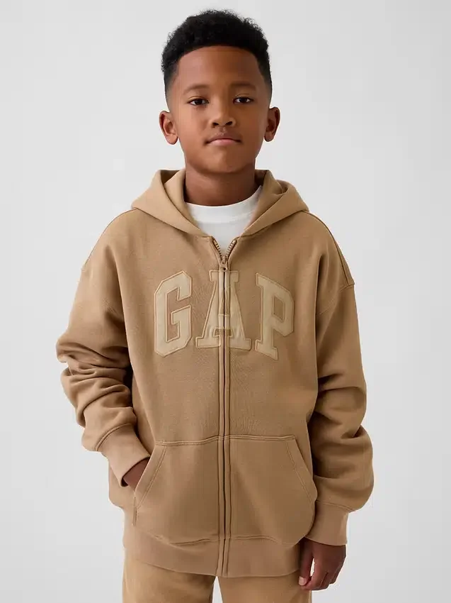 Kids Vintagesoft Logo Zip Hoodie