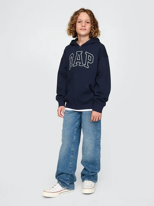 Kids Vintagesoft Logo Zip Hoodie