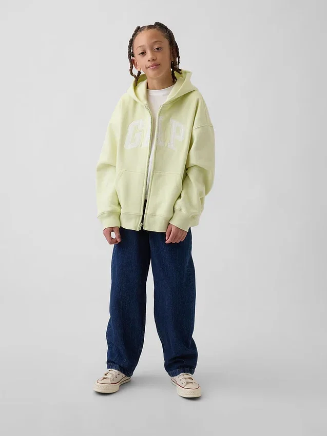 Kids Vintagesoft Logo Zip Hoodie