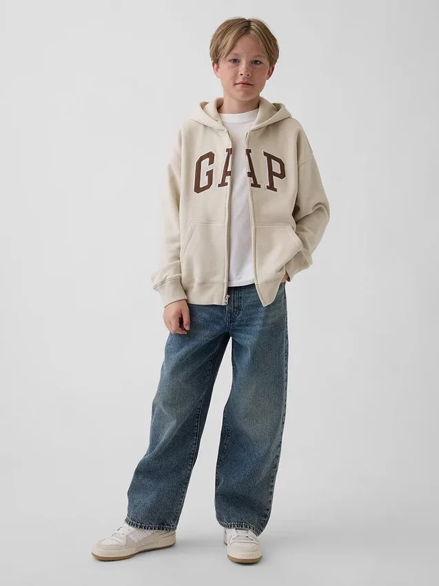 Kids Vintagesoft Logo Zip Hoodie