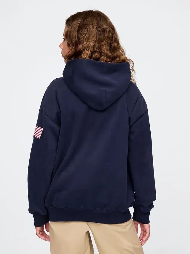 Kids Vintagesoft Nyc Times Square Hoodie