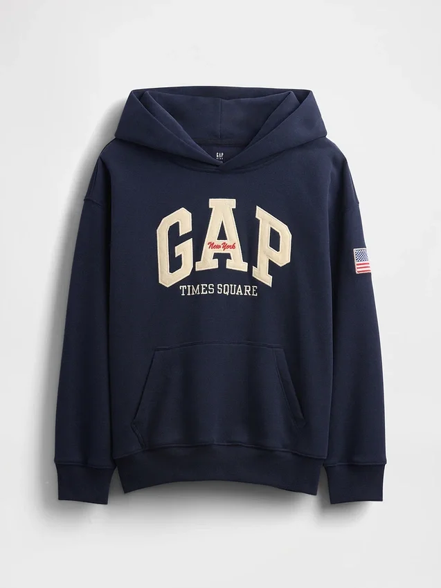 Kids Vintagesoft Nyc Times Square Hoodie