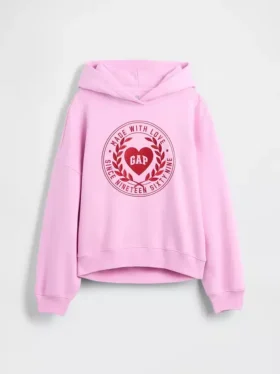 Kids Vintagesoft Oversized Heart Logo Hoodie