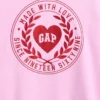 Kids Vintagesoft Oversized Heart Logo Hoodie