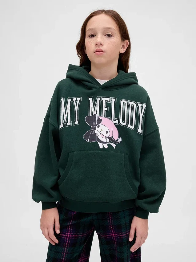 Kids Vintagesoft Oversized Hello Kitty Hoodie