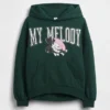 Kids Vintagesoft Oversized Hello Kitty Hoodie
