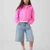 Kids Vintagesoft Oversized Logo Zip Hoodie