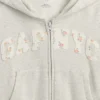 Kids Vintagesoft Oversized Logo Zip Hoodie