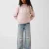 Kids Vintagesoft Oversized Mockneck Logo Sweatshirt