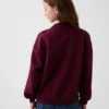 Kids Vintagesoft Oversized Mockneck Logo Sweatshirt
