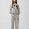 Kids Vintagesoft Oversized Mockneck Logo Sweatshirt