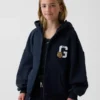 Kids Vintagesoft Oversized Zip Hoodie