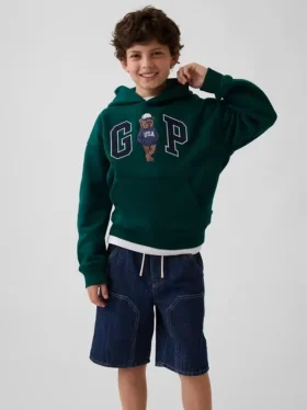 Kids Vintagesoft Relaxed Brannan Bear Logo Hoodie