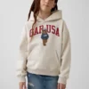 Kids Vintagesoft Relaxed Brannan Bear Logo Hoodie