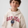 Kids Vintagesoft Relaxed Brannan Bear Logo Hoodie