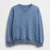 Kids Vintagesoft Relaxed Crewneck Pocket Sweatshirt