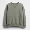 Kids Vintagesoft Relaxed Crewneck Pocket Sweatshirt