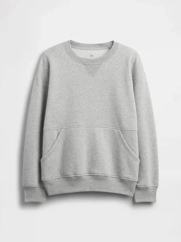 Kids Vintagesoft Relaxed Crewneck Pocket Sweatshirt