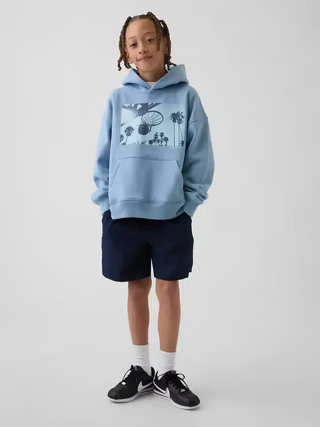 Kids Vintagesoft Relaxed Graphic Hoodie
