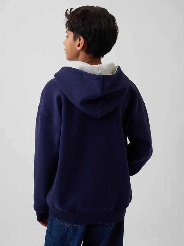 Kids Vintagesoft Relaxed Henley Hoodie
