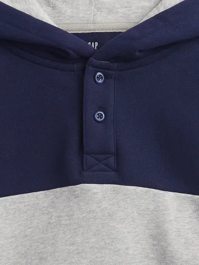 Kids Vintagesoft Relaxed Henley Hoodie