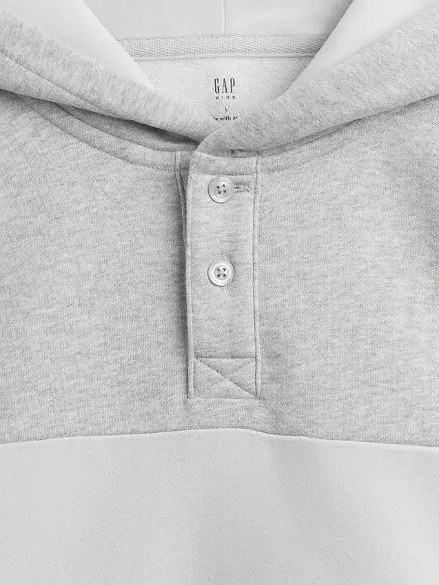 Kids Vintagesoft Relaxed Henley Hoodie