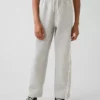 Kids Vintagesoft Relaxed Lace-Trim Barrel Joggers