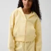 Kids Vintagesoft Relaxed Lace-Trim Zip Hoodie
