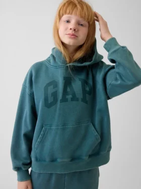 Kids Vintagesoft Relaxed Logo Hoodie
