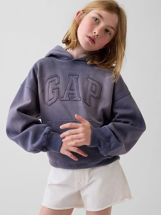 Kids Vintagesoft Relaxed Logo Hoodie