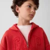 Kids Vintagesoft Relaxed Logo Zip Hoodie