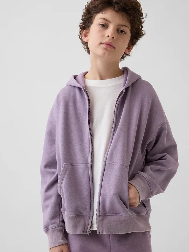 Kids Vintagesoft Relaxed Zip Hoodie