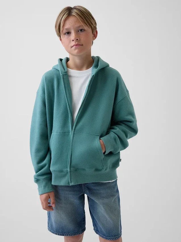 Kids Vintagesoft Relaxed Zip Hoodie
