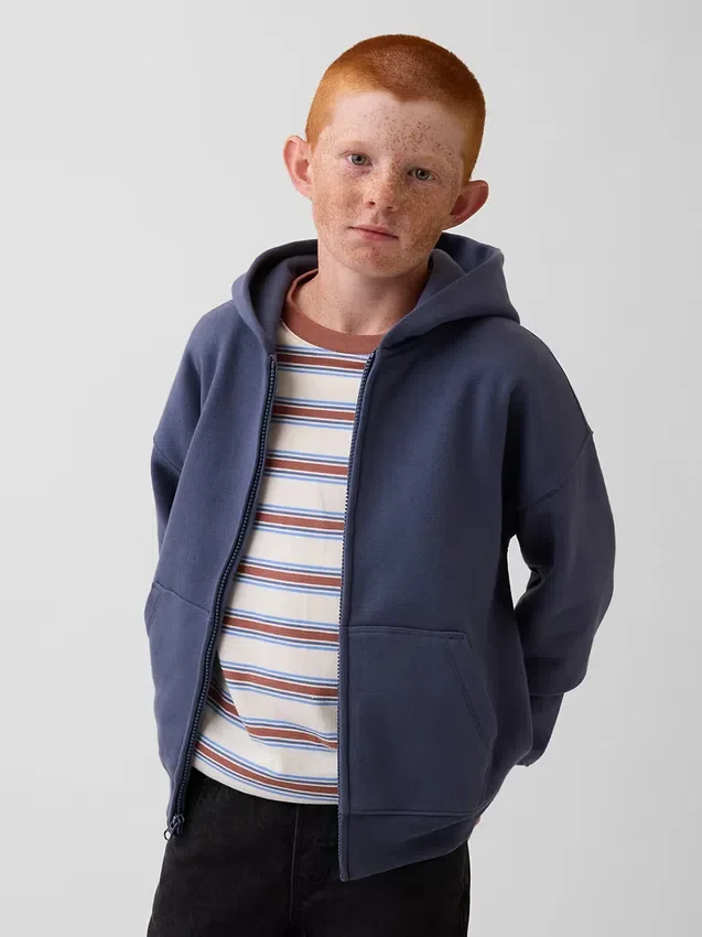 Kids Vintagesoft Relaxed Zip Hoodie
