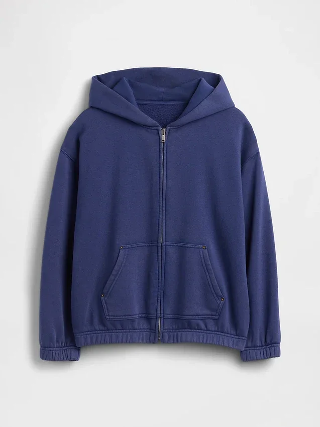 Kids Vintagesoft Relaxed Zip Hoodie