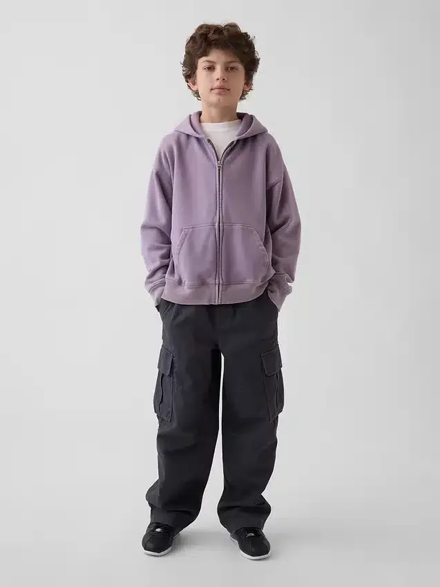 Kids Vintagesoft Relaxed Zip Hoodie
